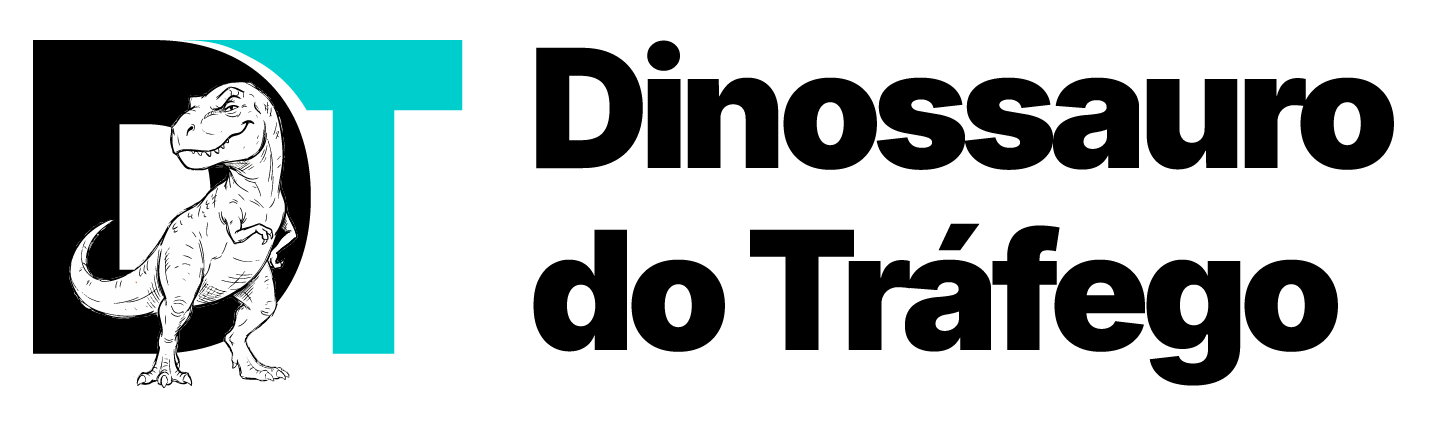 Dinossauro do Tráfego - logo preto