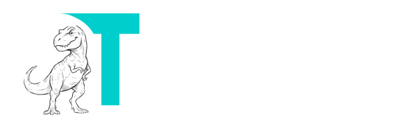 Dinossauro do Tráfego - logo branco
